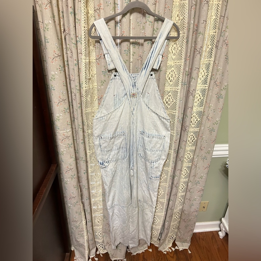 Faherty Topsail Railroad Stripe Overalls NWT Size M - Picture 6 of 6